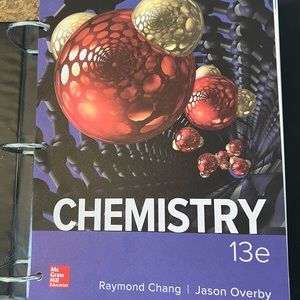 Paperback Chemistry 13e by Raymond Chang and Jason Overby